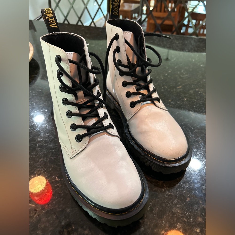 White Doc martins